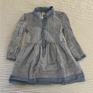Toddler Striped Shirt Dress